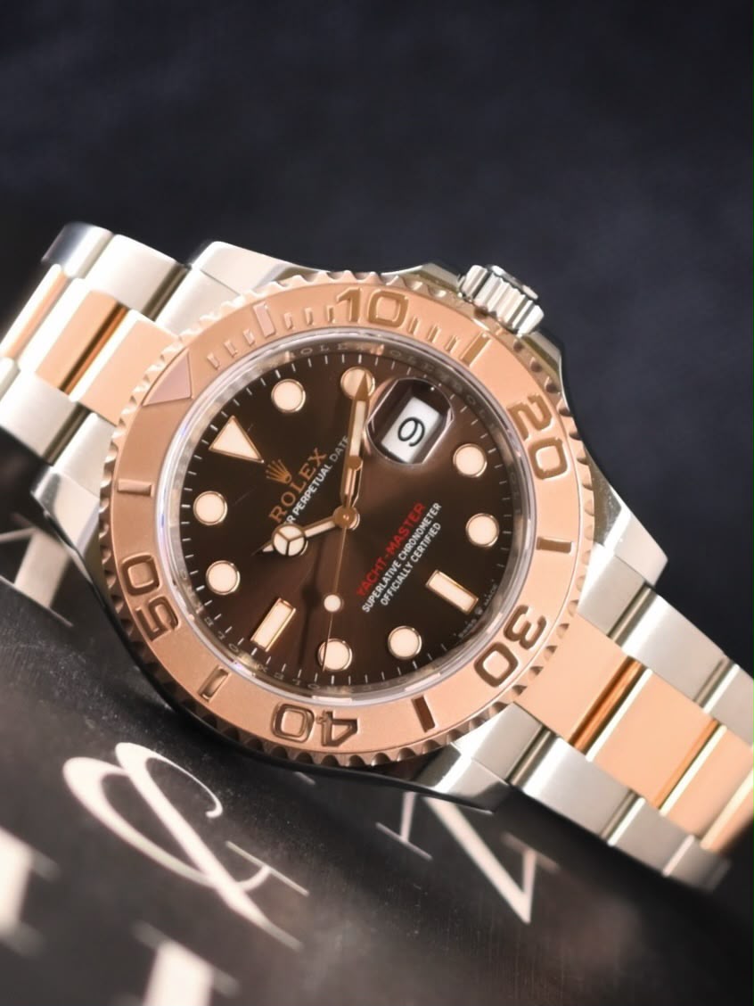ROLEX 126621 Yacht-Master , Chocolate Dial , Rosegold Bezel , 40mm