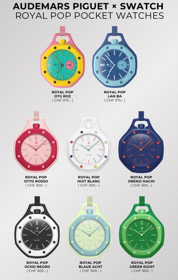AUDEMARS PIGUET X SWATCH ROYAL POP 4