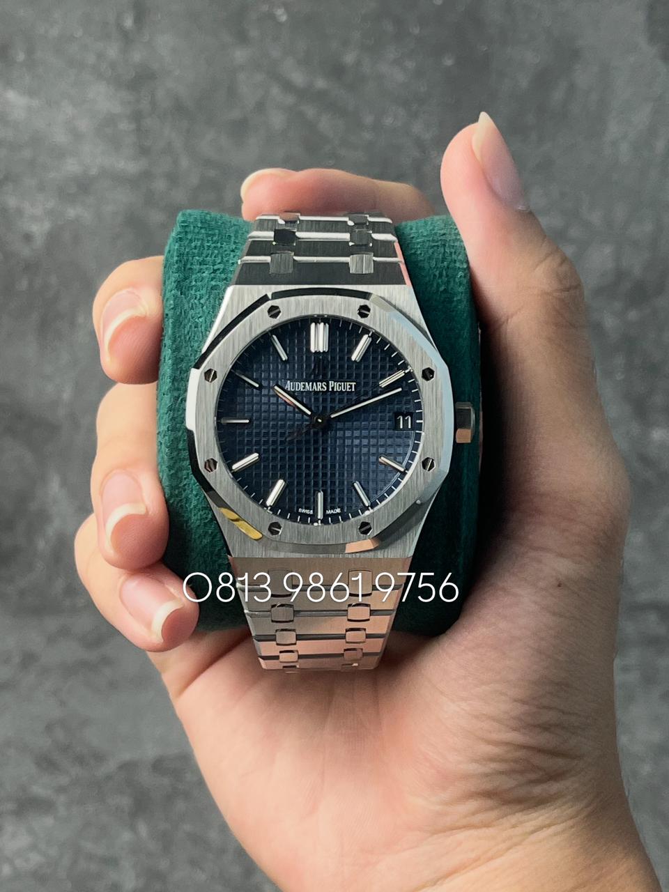 Royal Oak 41 , Blue Dial , Smooth Bezel , 41mm