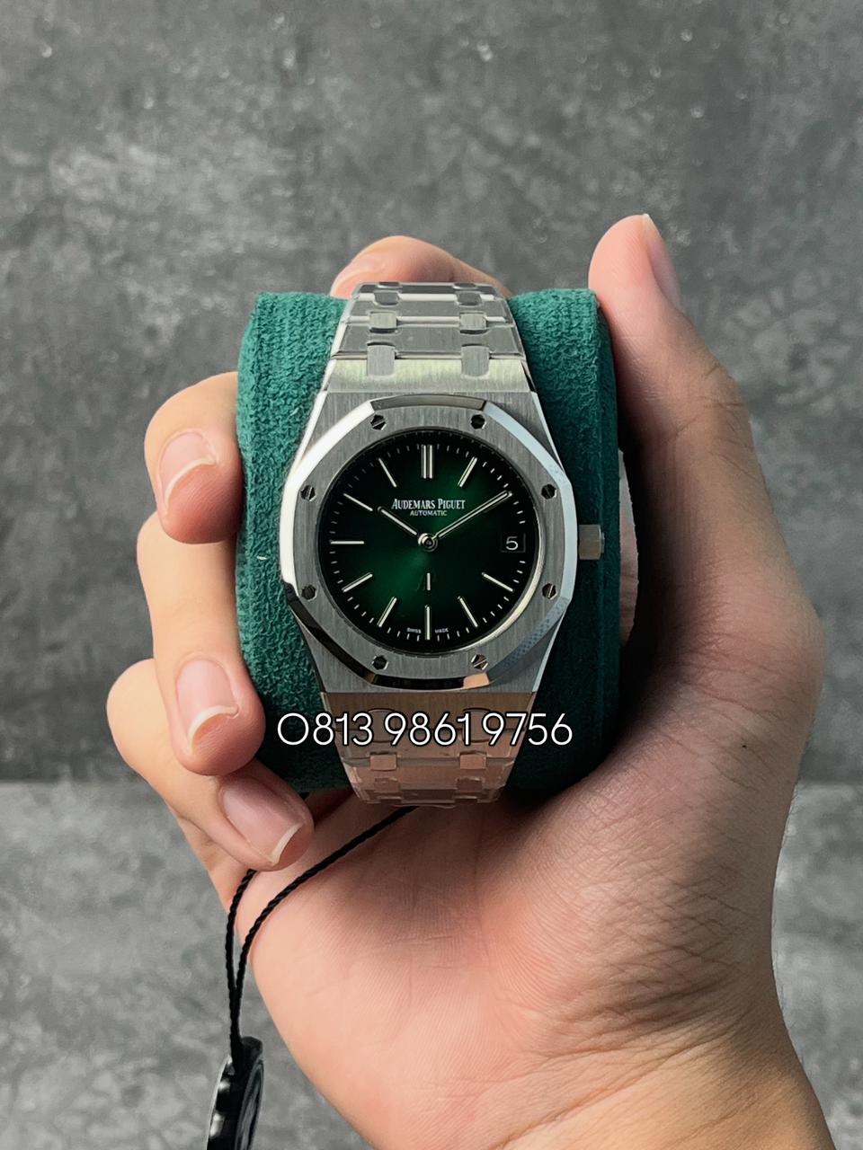 Royal Oak Steel , Green Dial , Steel Bezel , 39mm