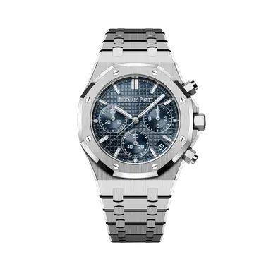 Royal Oak 50th Anniversary , Blue Dial , Steel Bezel , 41mm