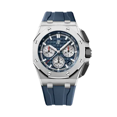 Audemars Piguet Royal Oak Offshore , Blue Dial , Steel Bezel , 43mm