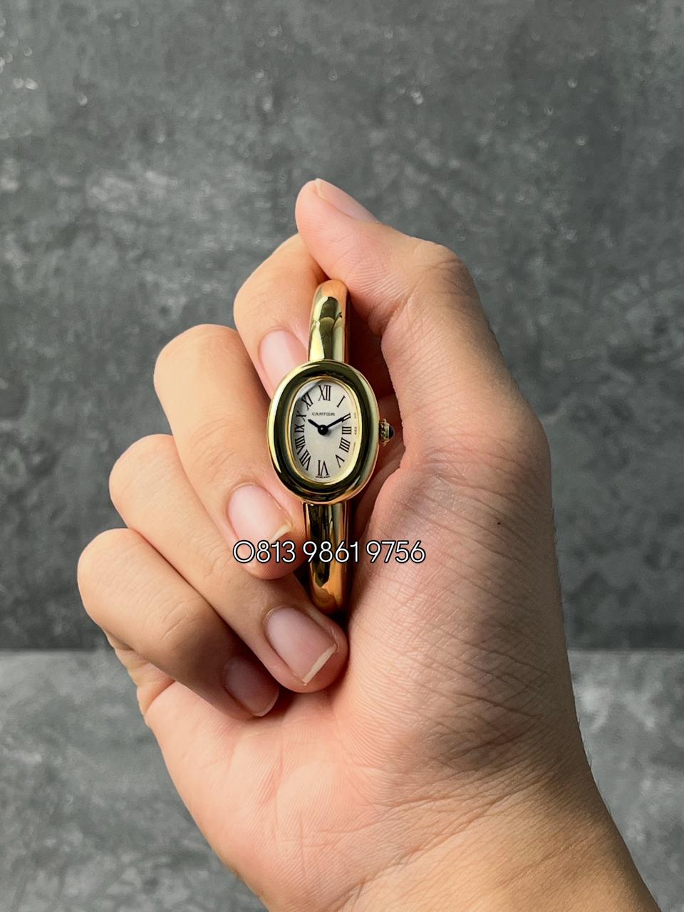 Baignore YG , White Dial , YG Bezel , 23mm