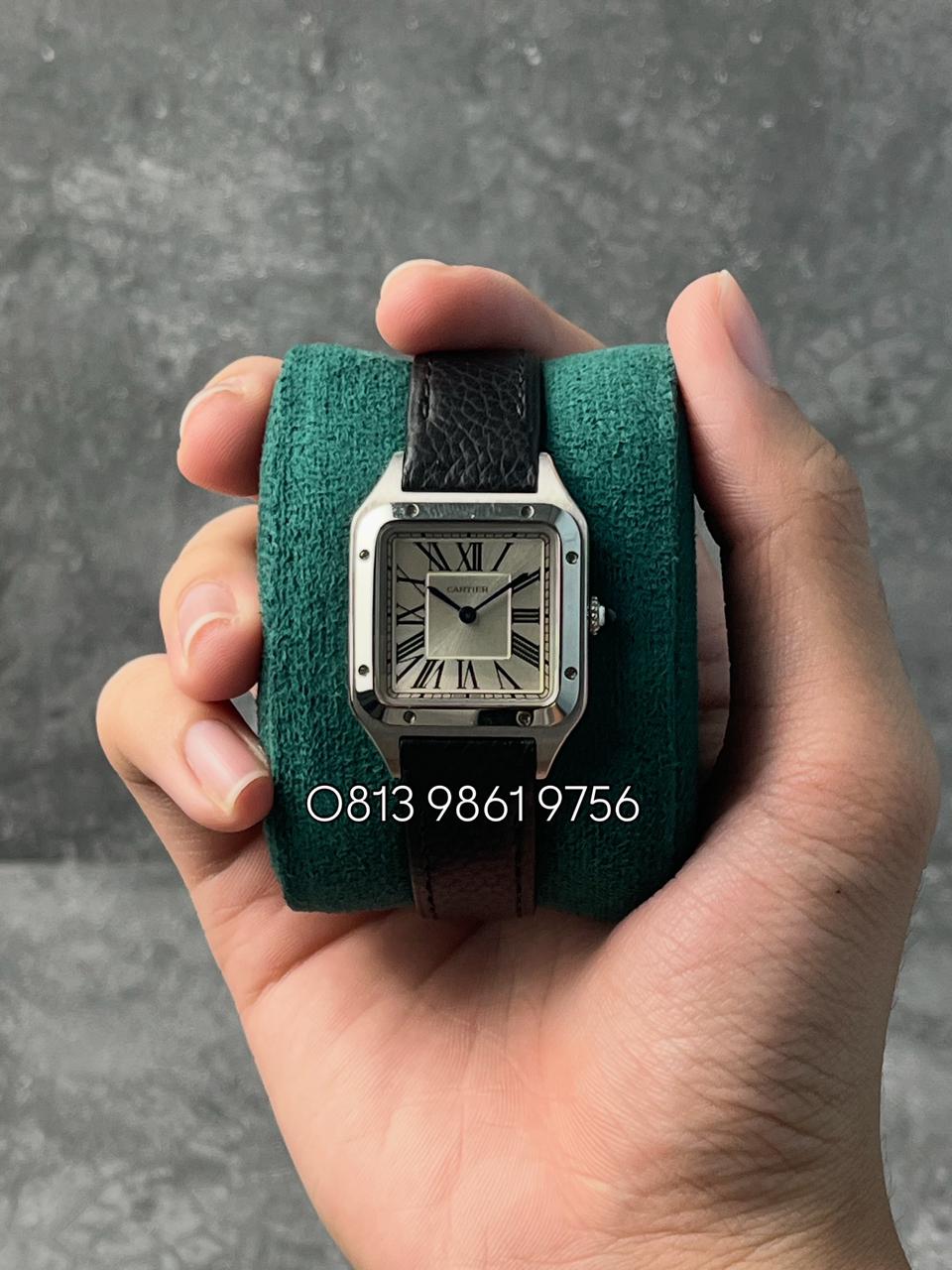Santos Dumont Steel , White Dial , Steel Bezel , 27.5mm