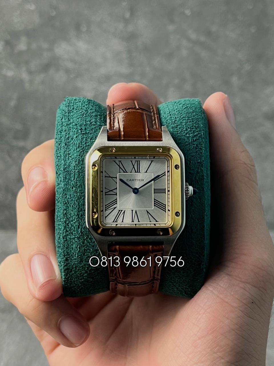 Dumont Steel & YG , White Dial , Smooth Bezel , 31mm