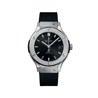 Classic Fusion 38 , Black Dial , Smooth Bezel , 38mm