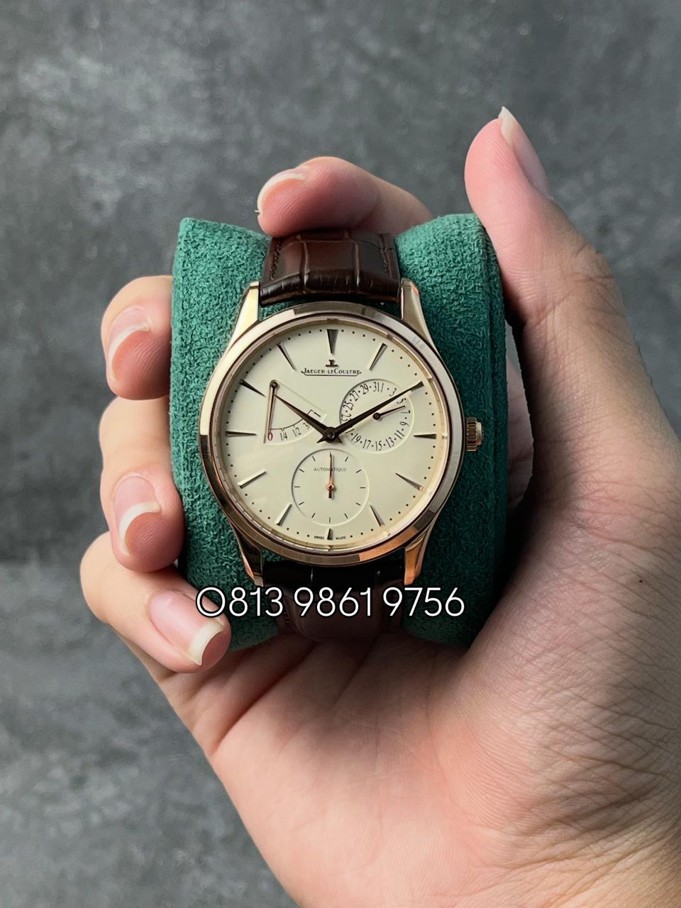 Master Ultra Thin Power Reserve , Champagne Dial , Smooth Bezel , 39mm