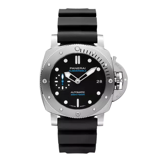 Luminor 1950 44 Sub Automatic Titanium , Black Dial , Smooth Bezel , 44mm
