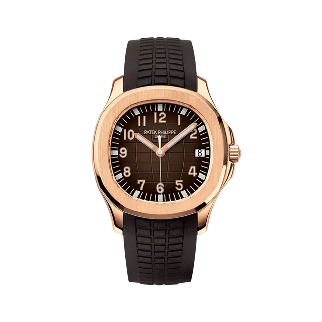 Aquanaut Rose Gold , Brown Dial , Smooth Bezel , 40mm