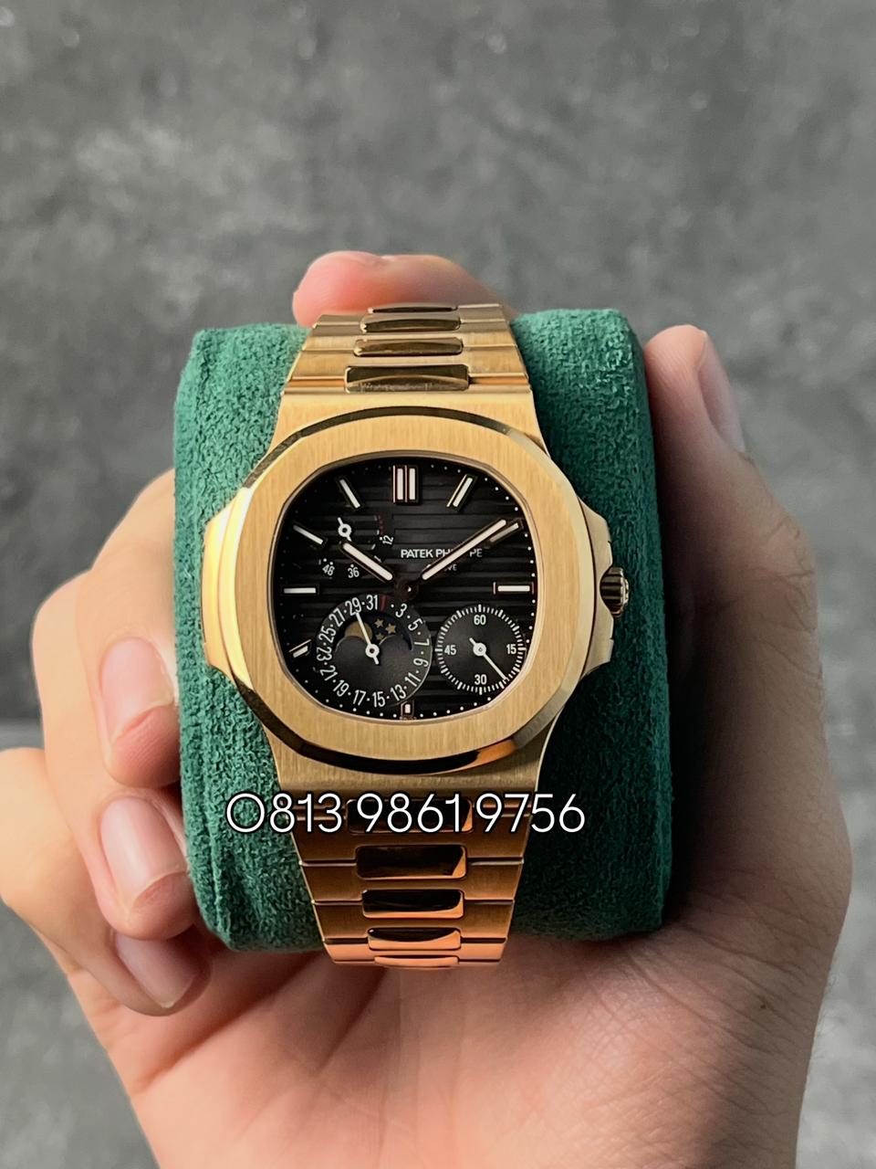 Nautilus Rose Gold , Grey Dial , Ceramic Bezel , 40mm