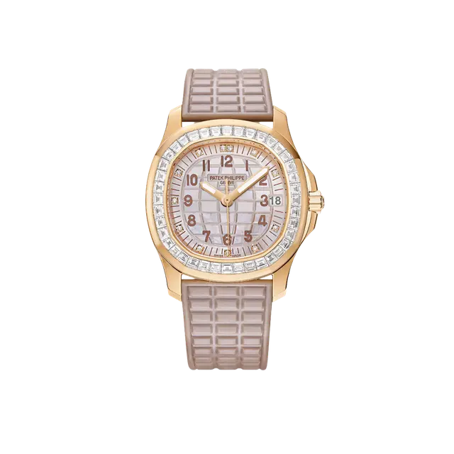 Aquanaut Luce Haute Joaillerie , Beige MOP Dial , Diamond Bezel , 35mm
