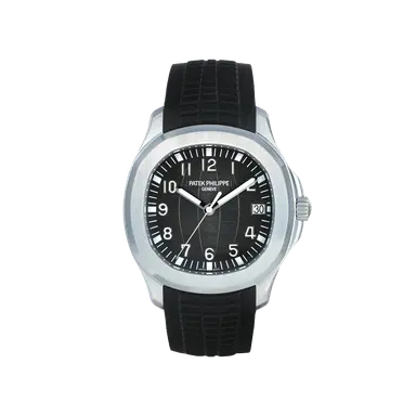 Aquanaut Steel , Black Dial , Steel Bezel , 40mm
