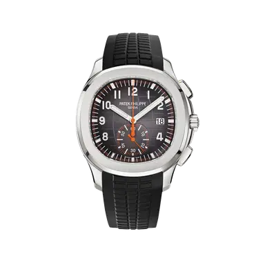 Aquanaut Chrono Steel , Black Dial , Steel Bezel , 42mm