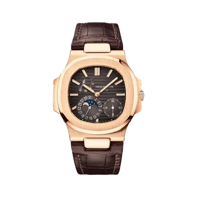 Nautilus Power Reserve , Choco Dial , Steel Bezel , 40mm