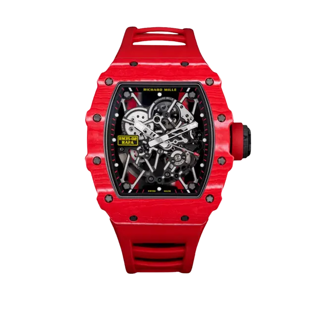 RM35-02 , Skeleton Dial , Smooth Bezel , 44mm