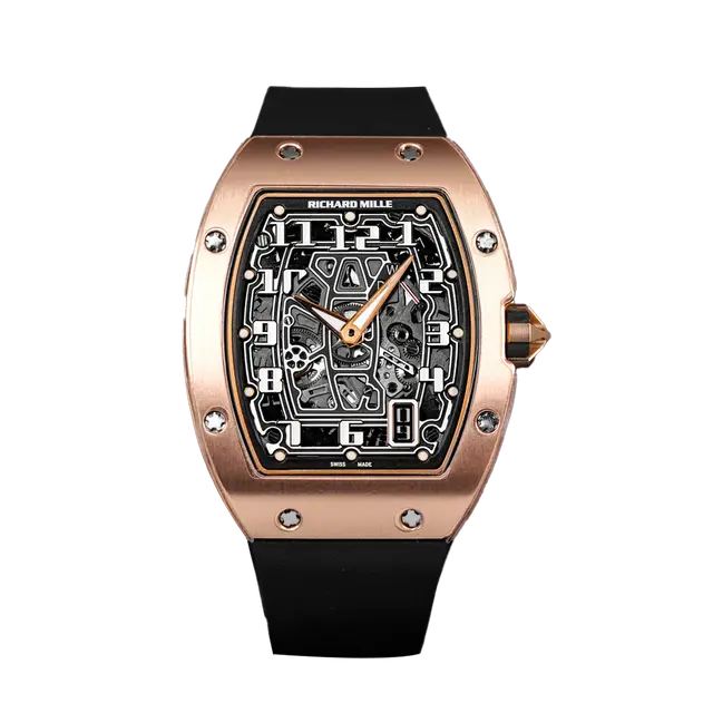 RM67-01 RG , Skeleton Dial , Smooth Bezel , 40mm