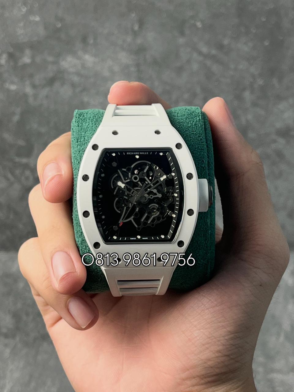 RM 55 BUBBA WATSON , Skeleton Dial , Ceramic Bezel , 42,7mm