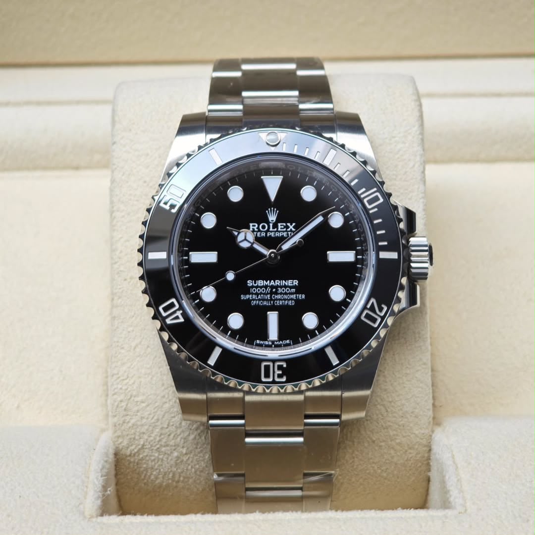 Submariner No Date Steel , Black Dial , Ceramic Bezel , 40mm