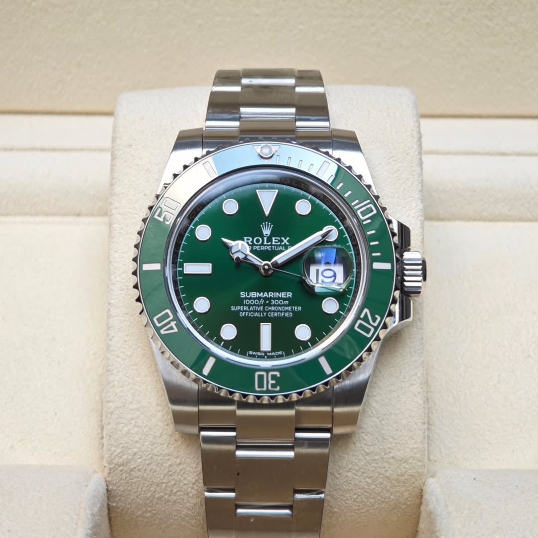 Submariner Steel , Green Dial , Ceramic Bezel , 40mm
