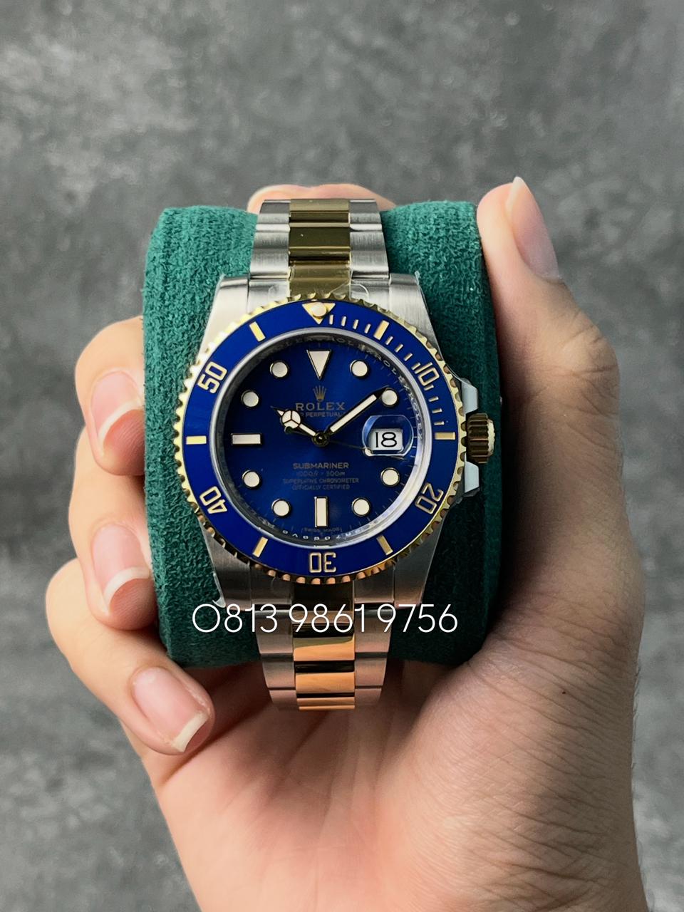 Submariner Steel & YG , Blue Dial , Ceramic Bezel , 40mm