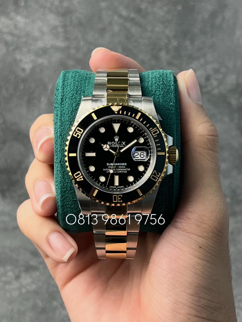 Submariner Steel & YG , Black Dial , Ceramic Bezel , 40mm