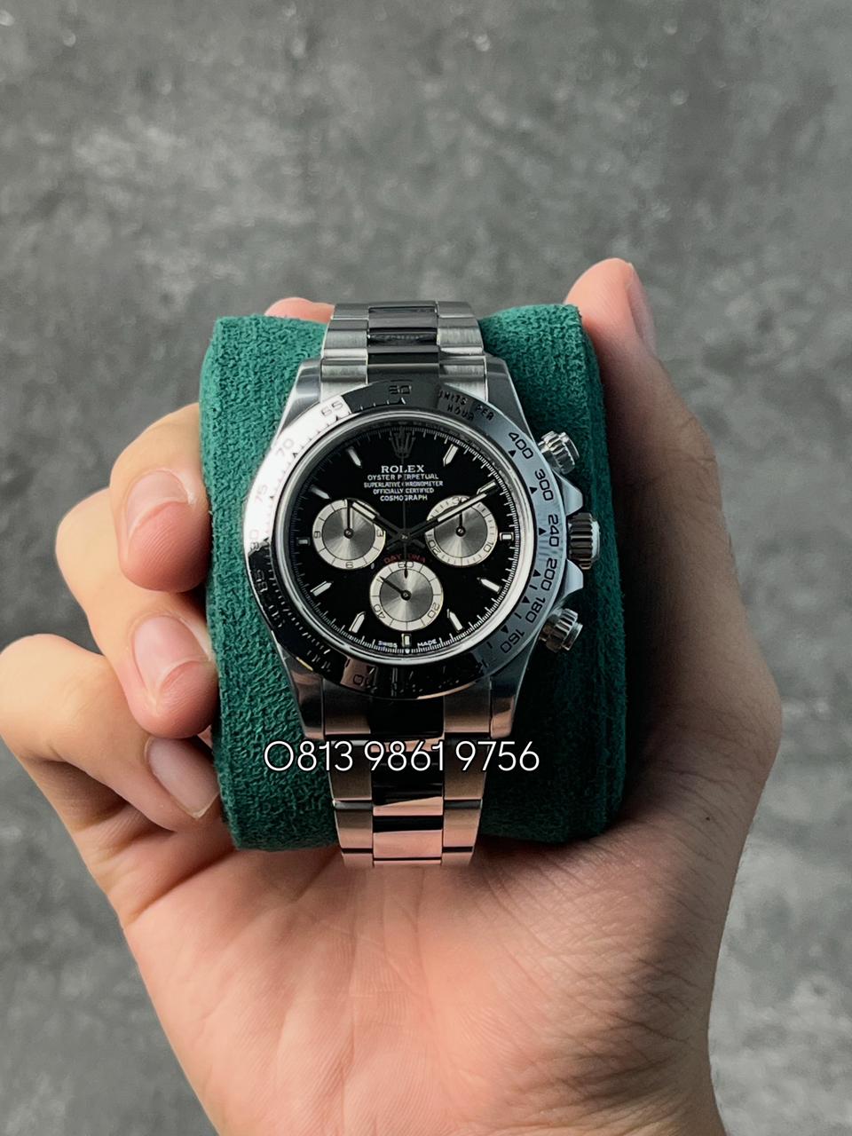 Daytona White Gold , Black Dial , Tachymeter Bezel , 40mm