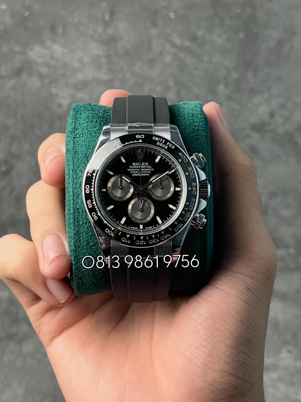 Daytona Baby Lemans WG , Black Dial , Tachymeter Bezel , 40mm