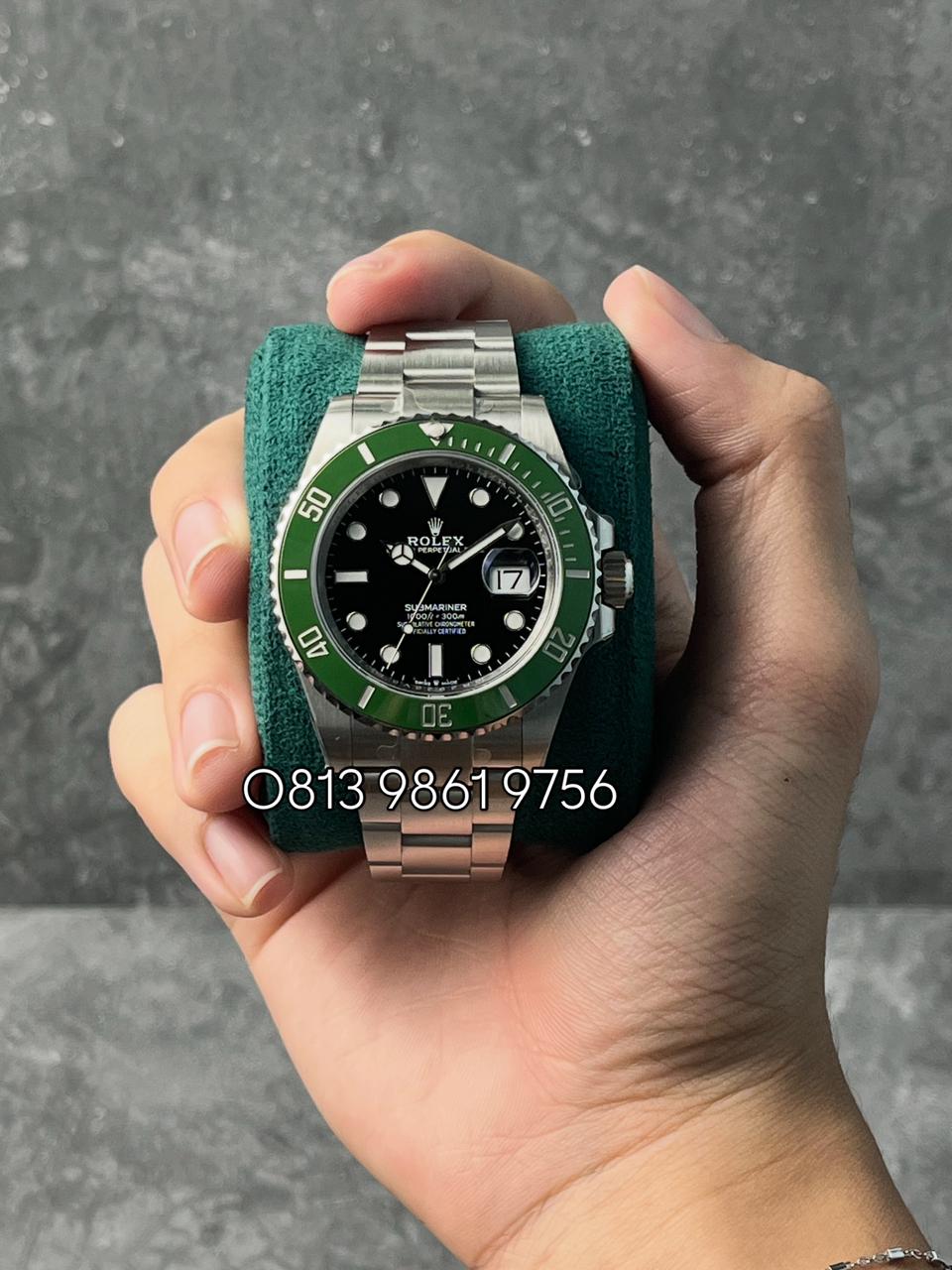Submariner Steel , Green Dial , Ceramic Bezel , 41mm