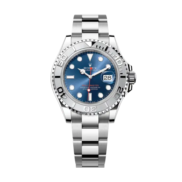 Yacht Master Steel , Blue Dial , Bezel , 40mm