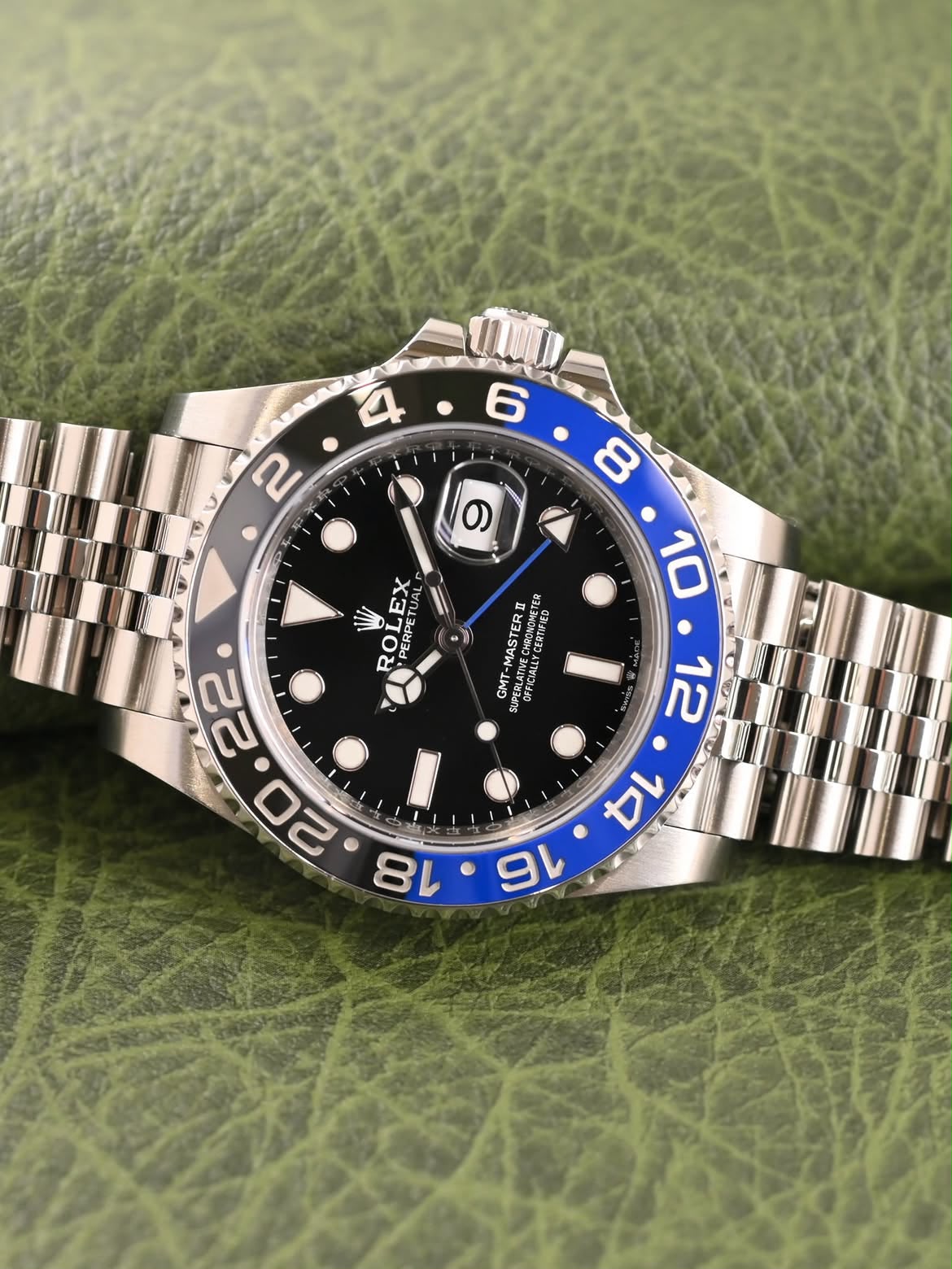 ROLEX 126710BLNR GMT Master II Steel , Black Dial , Ceramic Bezel , 40mm