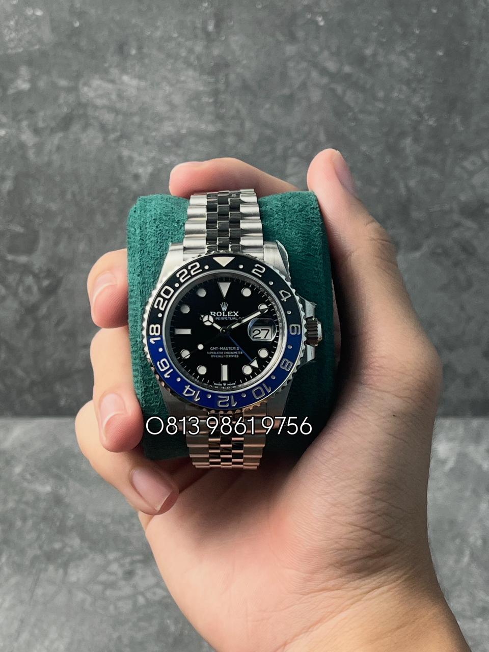 GMT Master II Steel , Black Dial , Ceramic Bezel , 40mm