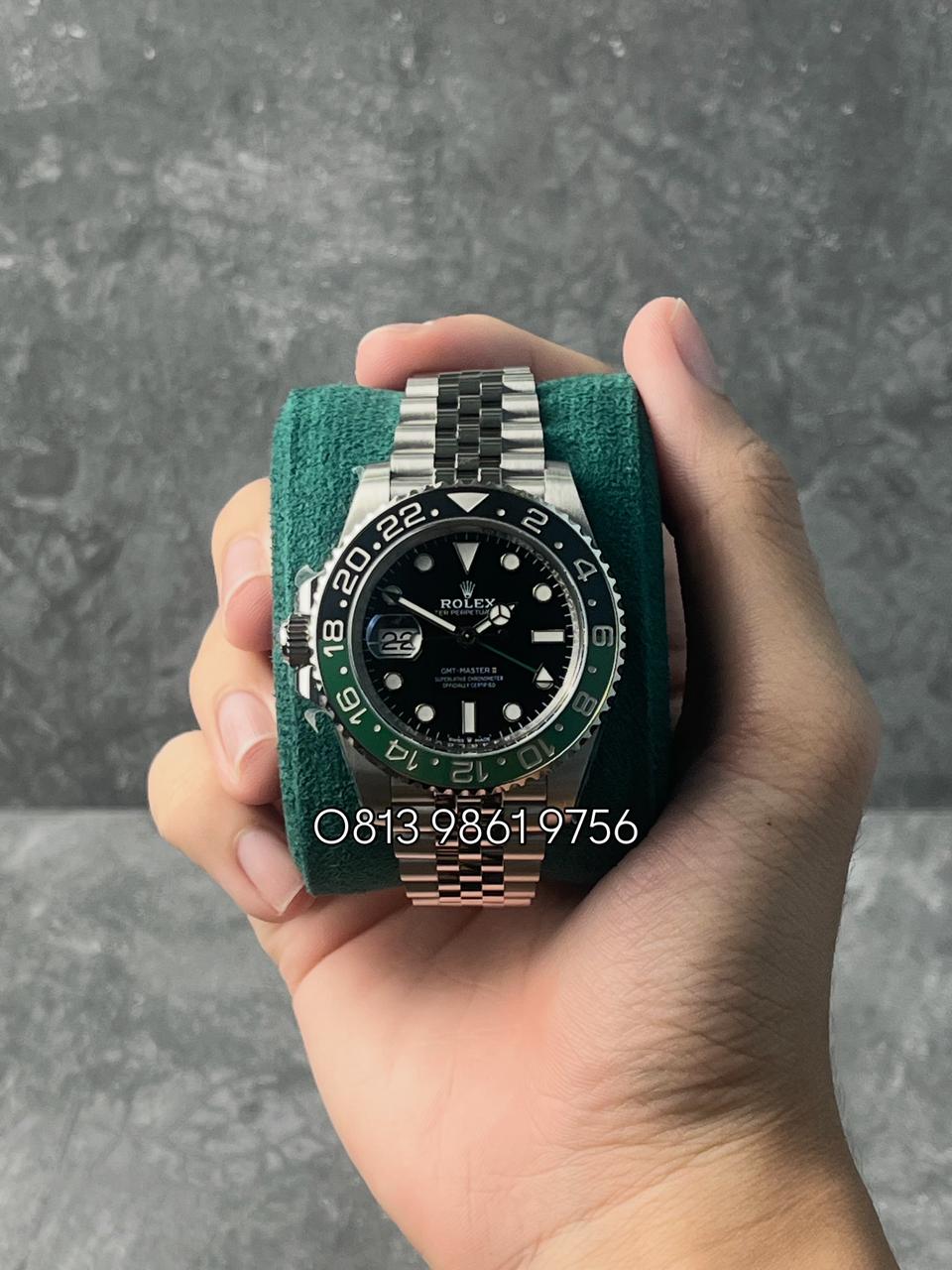 GMT Master II Steel , Black Dial , Ceramic Bezel , 40mm
