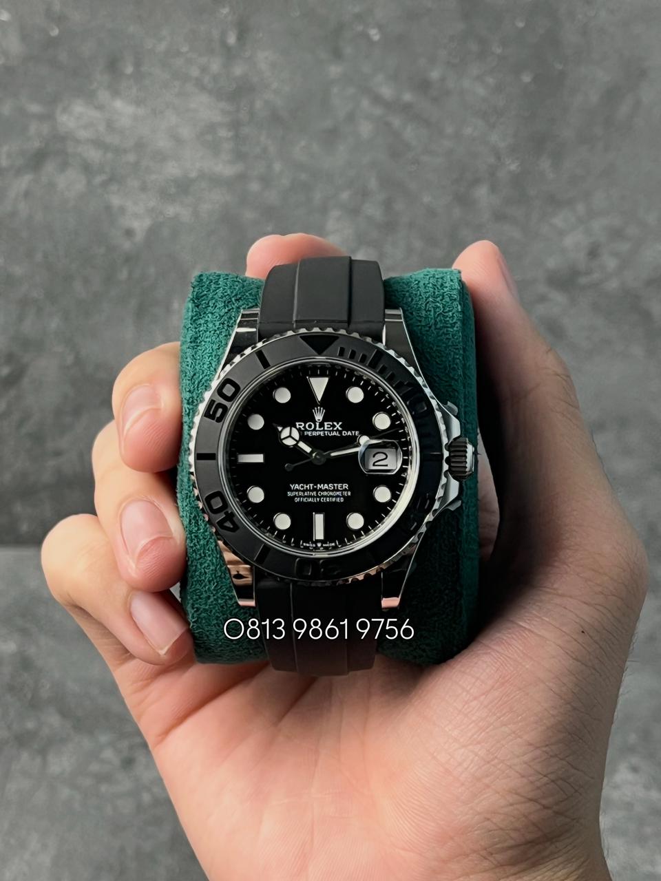 Yacht Master White Gold , Black Dial , Diver Bezel , 42mm