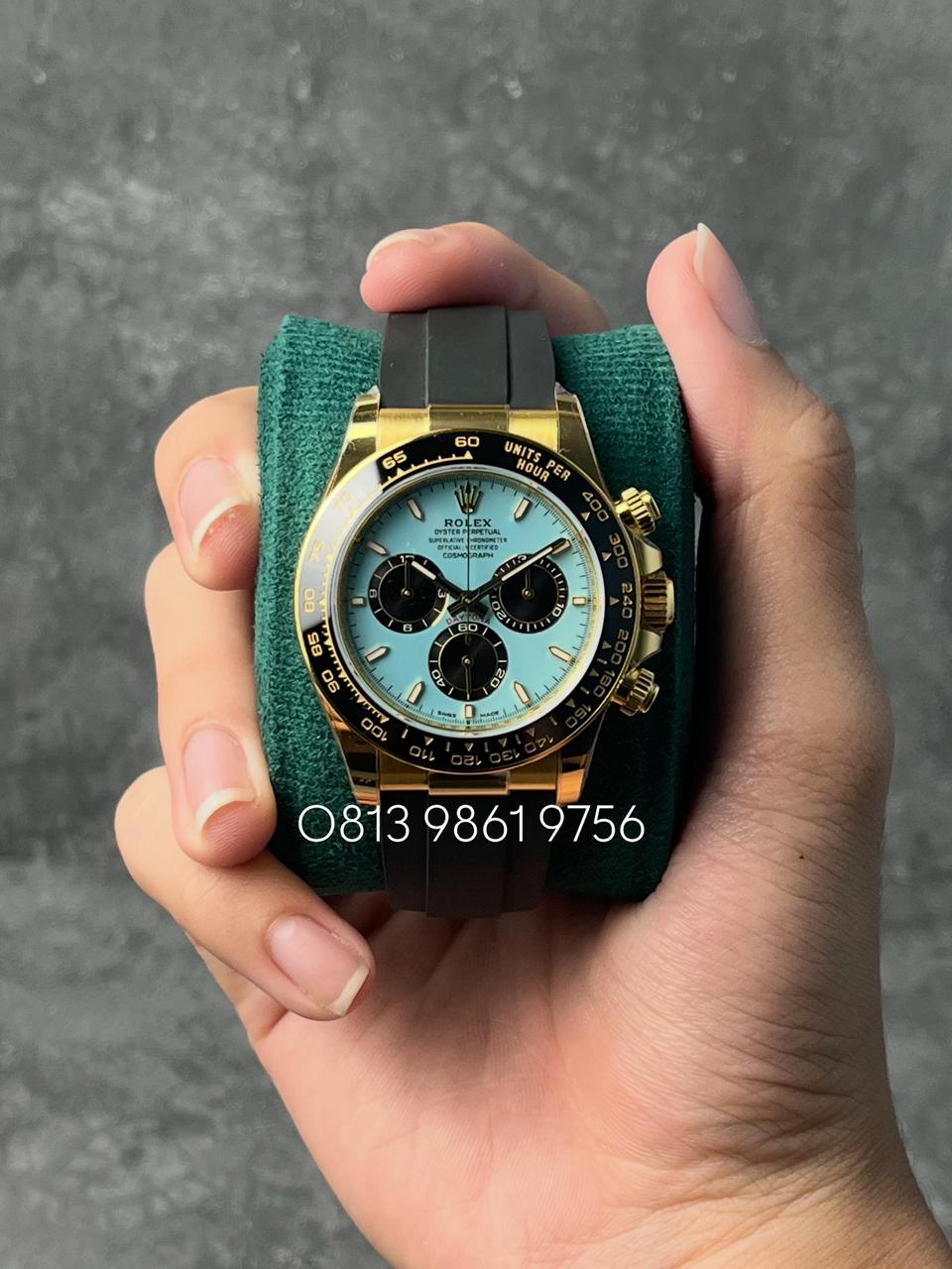 Daytona Yellow Gold , Tiffany Dial , Tachymeter Bezel , 40mm