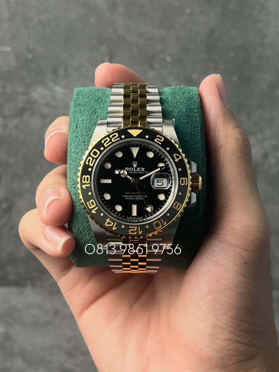GMT Master II Steel & Yellow Gold, Black Dial , Ceramic Bezel , 40mm