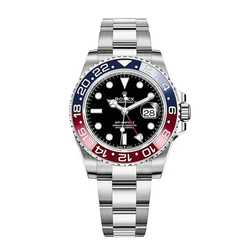 GMT Master II White Gold , Black Dial , Ceramic Bezel , 40mm