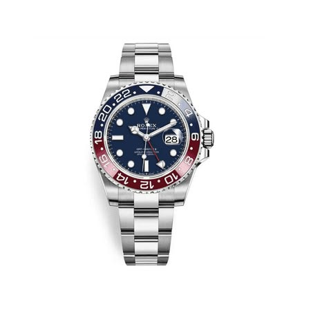 GMT Master II Steel , Blue Dial , Ceramic Bezel , 40mm
