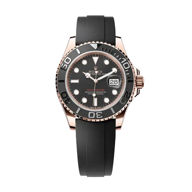 Yacht Master Rose Gold , Black Dial , Diver Bezel , 40mm